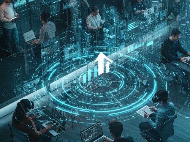 Create a featured image for a post about: Technology Skills Gap Analysis: Workforce Development Strategy