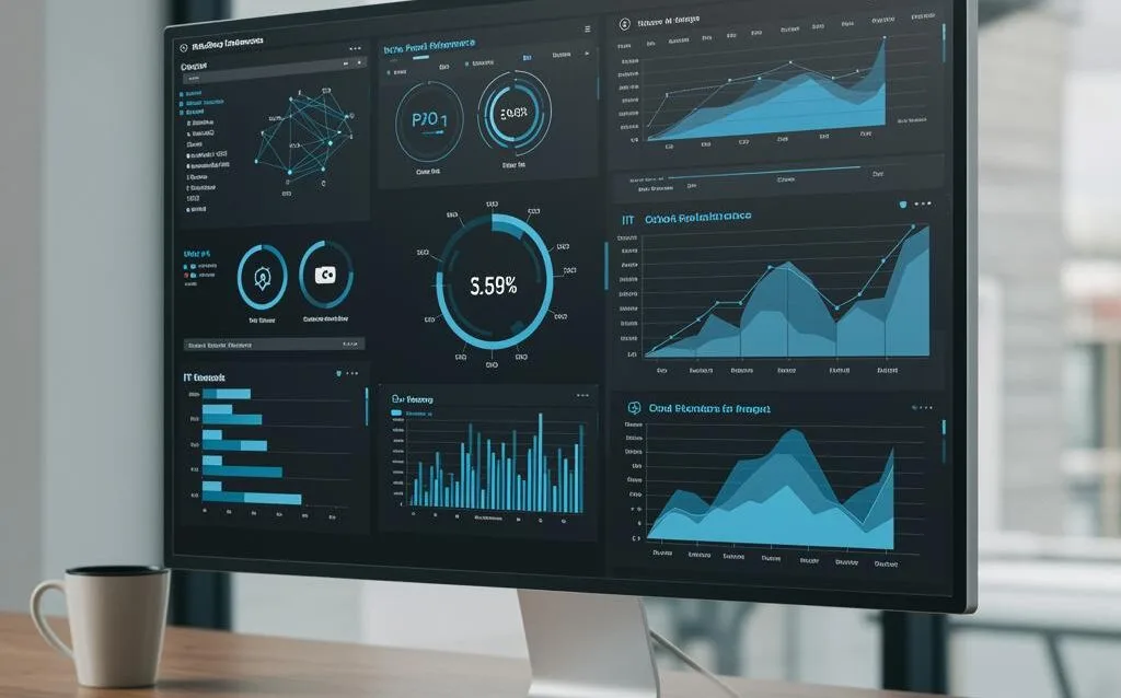 Create a featured image for a post about: CIO Dashboard: Key Metrics for Technology Leadership
