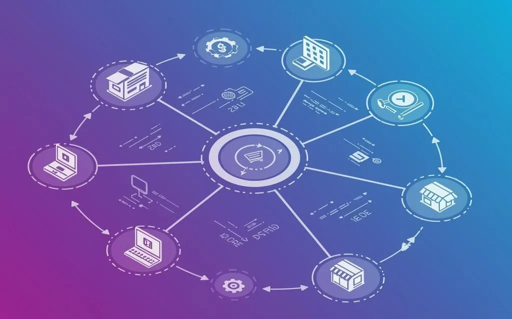 Create a featured image for a post about: Omnichannel Inventory Management: Technical Implementation