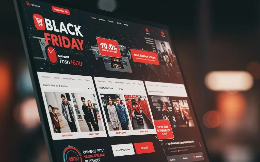 Create a featured image for a post about: E-commerce Performance Optimization for High-Traffic Events