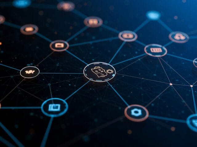 Create a featured image for a post about: Microservices Observability: Monitoring Distributed Systems