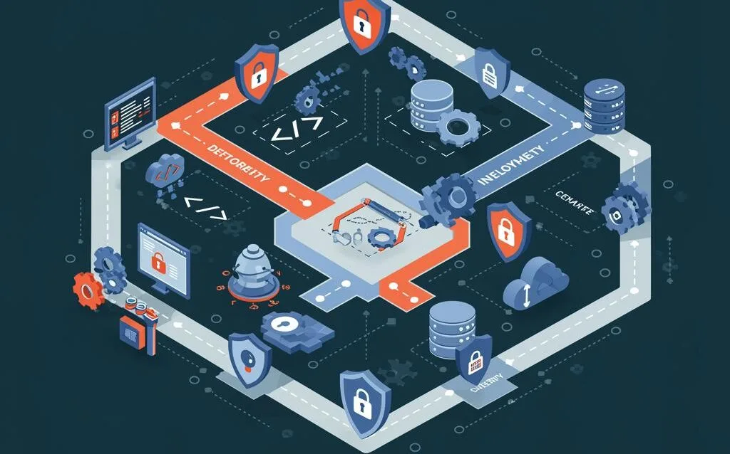 Create a featured image for a post about: Shift-Left Security: Integrating Security into the Development Process