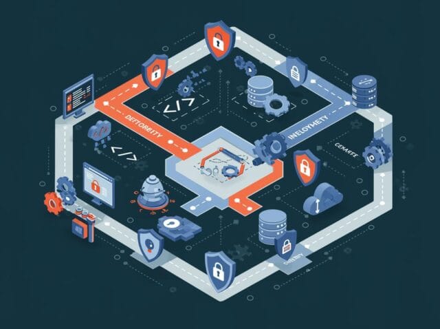 Create a featured image for a post about: Shift-Left Security: Integrating Security into the Development Process