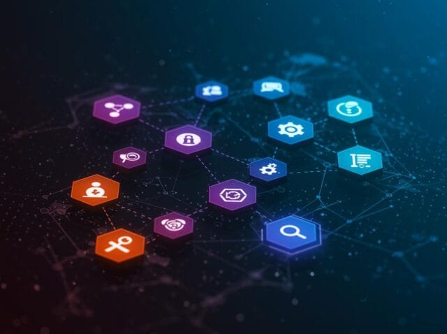 Create a featured image for a post about: Data Mesh Architecture: Decentralized Data Management for Organizations