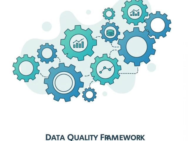 Create a featured image for a post about: Data Quality Framework: Ensuring Reliable Business Intelligence