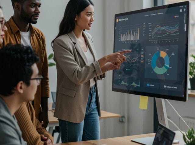 Create a featured image for a post about: Self-Service Analytics: Empowering Business Users with Data Access