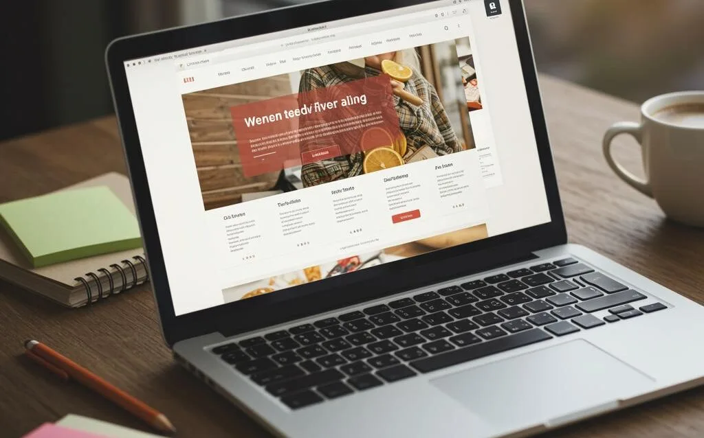 Create a featured image for a post about: How to Launch a High-Converting Website on a Budget