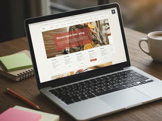 Create a featured image for a post about: How to Launch a High-Converting Website on a Budget