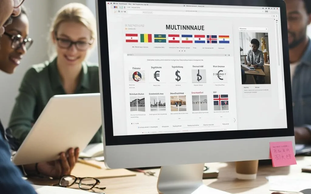 Create a featured image for a post about: How to Make Your Website Ready for International Markets