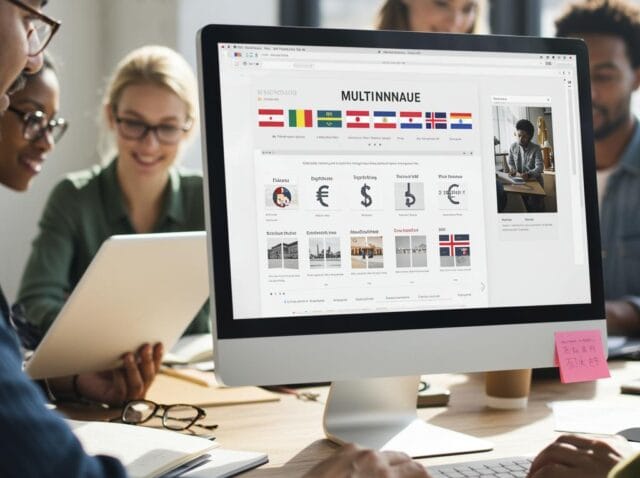 Create a featured image for a post about: How to Make Your Website Ready for International Markets