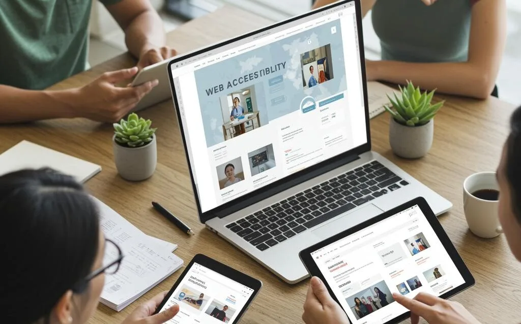 Create a featured image for a post about: Web Accessibility: Why It Matters and How to Achieve It