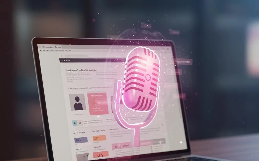 Create a featured image for a post about: How to Optimize Your Website for Voice Search