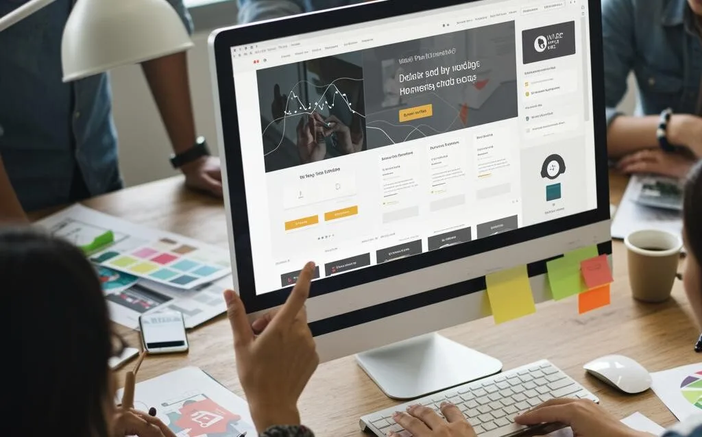 Create a featured image for a post about: How Website Design Affects Your Brand Image