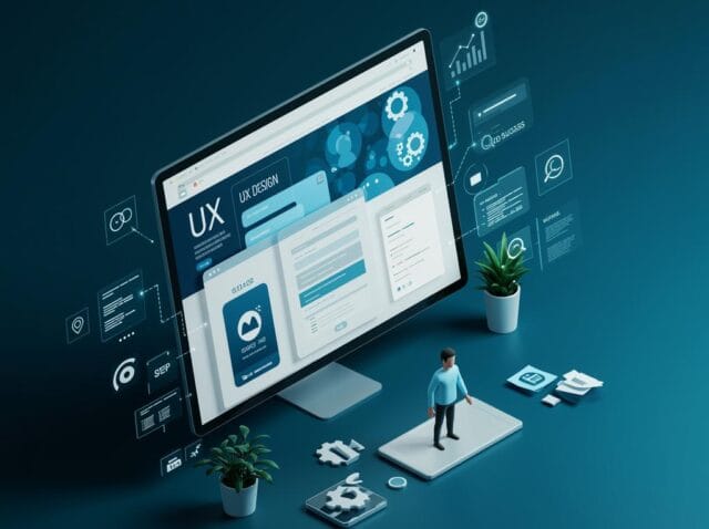 Create-a-featured-image-for-a-post-about-The-Connection-Between-UX-Design-and-SEO-Success Create a featured image for a post about: The Connection Between UX Design and SEO Success