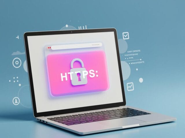 Create-a-featured-image-for-a-post-about-Why-Your-Business-Website-Should-Be-HTTPS-Enabled Create a featured image for a post about: Why Your Business Website Should Be HTTPS-Enabled