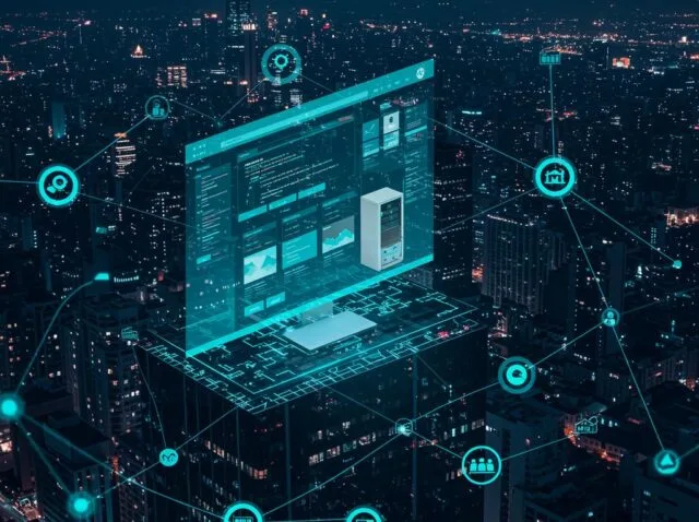 Create a featured image for a post about: Building Scalable Websites for Growing Businesses