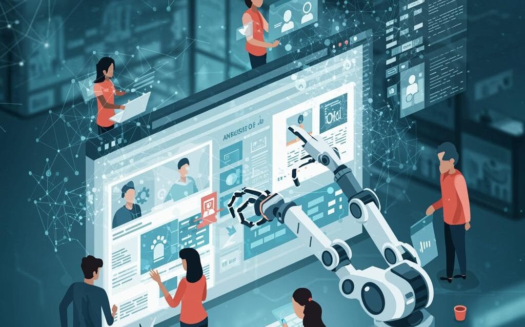 Create-a-featured-image-for-a-post-about-The-Future-of-AI-in-Web-Development-What-to-Expect Create a featured image for a post about: The Future of AI in Web Development: What to Expect