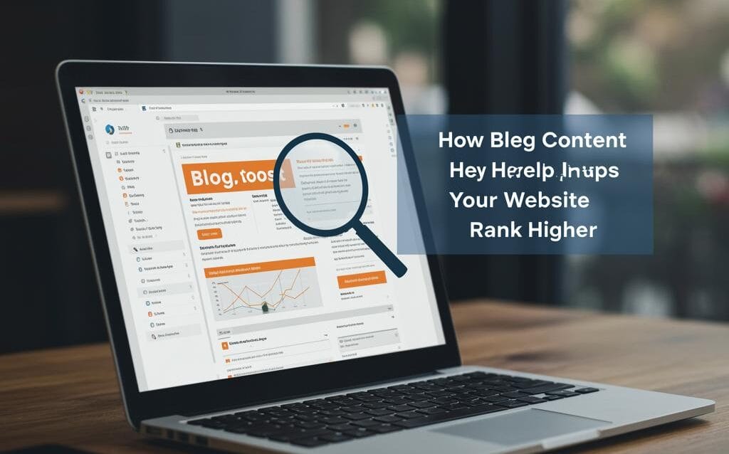 Create-a-featured-image-for-a-post-about-How-Blog-Content-Helps-Your-Website-Rank-Higher Create a featured image for a post about: How Blog Content Helps Your Website Rank Higher