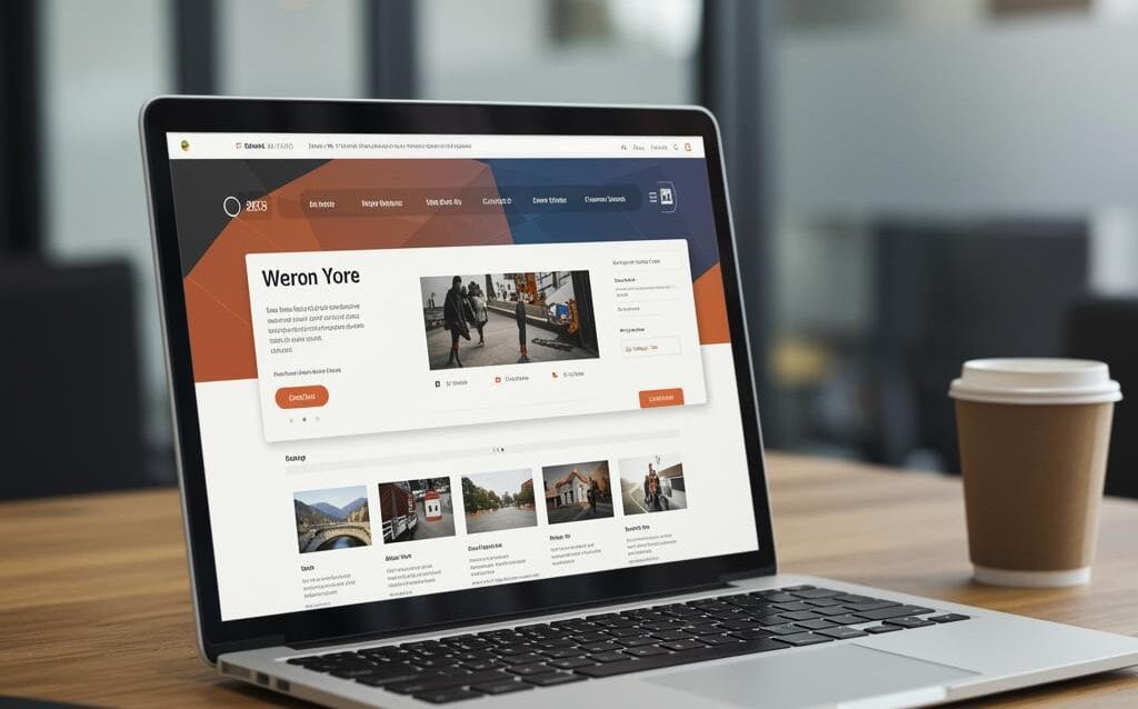 Create a featured image for a post about: 10 Essential Features Every Business Website Should Have in 2025