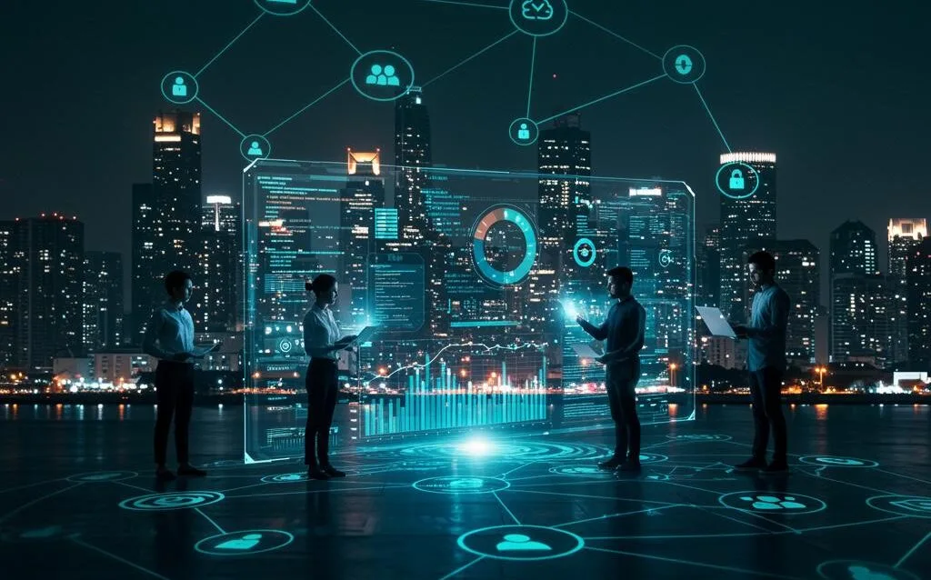 Create a featured image for a post about: How We Build Scalable Web Solutions for Growing Businesses