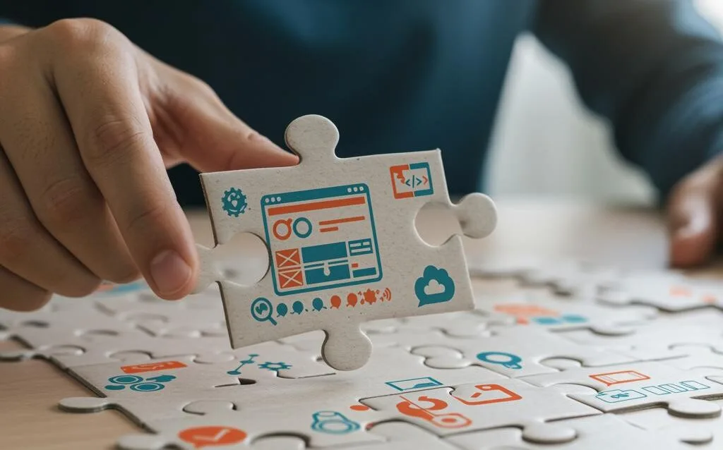 Create a featured image for a post about: Choosing the Right Tech Stack for Your Web Application