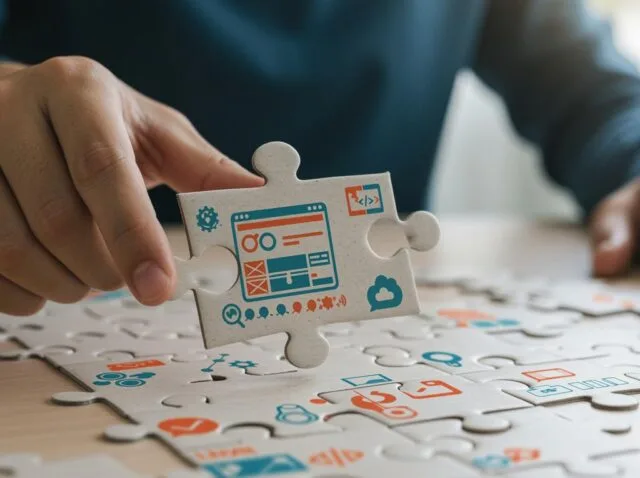 Create a featured image for a post about: Choosing the Right Tech Stack for Your Web Application