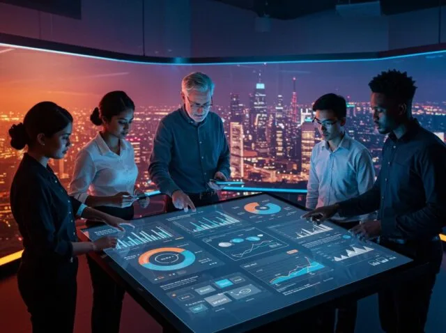 Create a featured image for a post about: Understanding the ROI of Custom Web Application Development