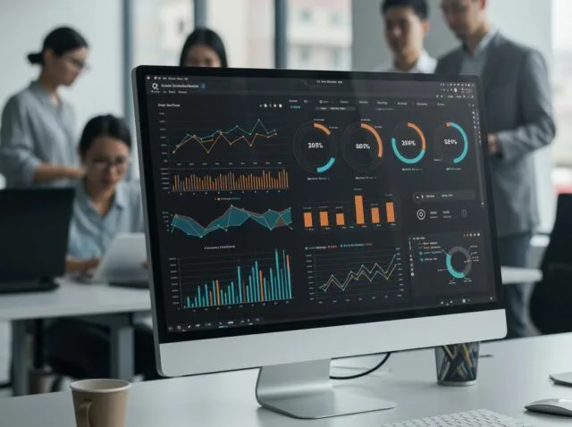 Create a featured image for a post about: Custom Dashboards and Analytics: Empowering Smarter Decisions