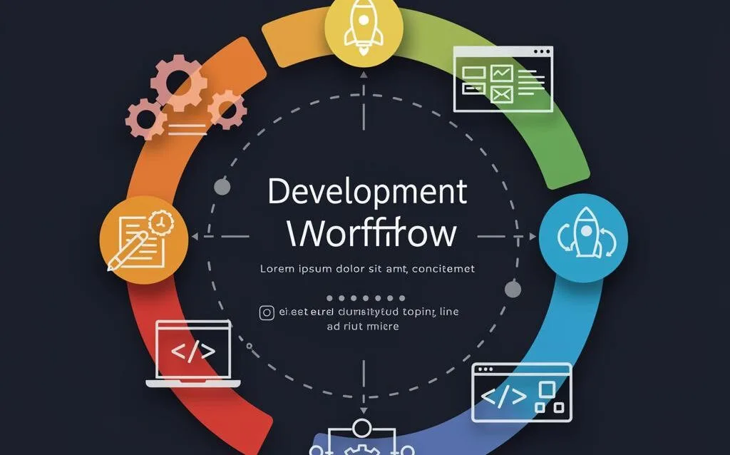 Create-a-featured-image-for-a-post-about-Our-Development-Workflow-From-Concept-to-Launch Create a featured image for a post about: Our Development Workflow: From Concept to Launch