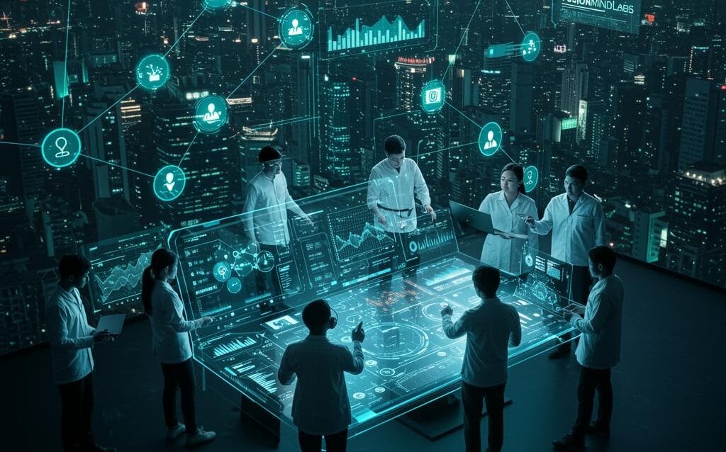 Create a featured image for a post about: How FusionMindLabs Uses AI Tools to Accelerate Project Delivery